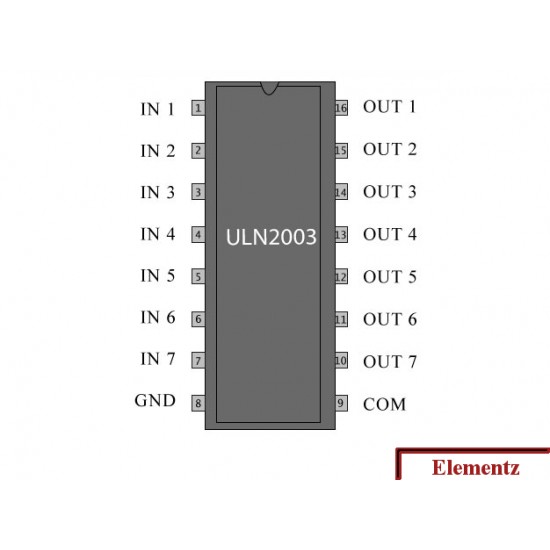Robotic Kits and Accessories Buy ULN2003a HIGH VOLTAGE